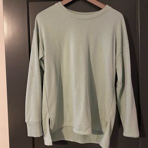 Pale green sweater